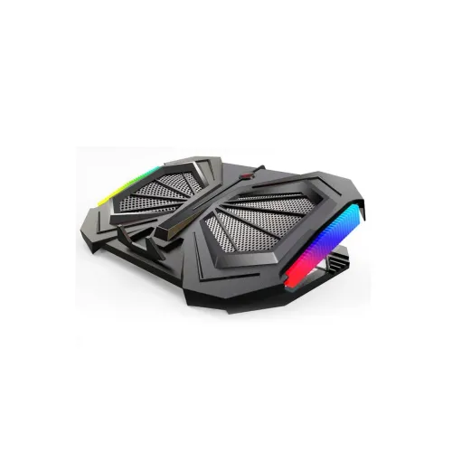 Image of Dyazo Gaming Laptop Cooler (Dual USB Powered Fan, RGB Rim Lights)