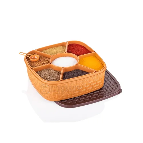 Image of E-COSMOS Plastic 7 Sections Multipurpose Masala Box