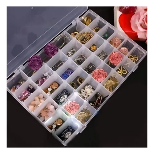 Image of E-COSMOS Plastic Jewelry Organizer 36 Grid Cells
