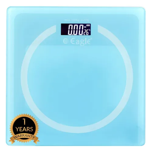 Image of Eagle Digital Weighing Scale 180Kg (Blue, LCD, Auto On/Off)