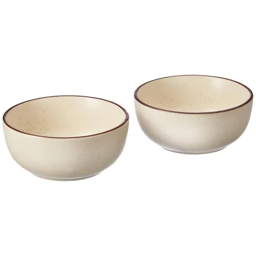 Image of Earth Store Creme Matte 500 ml bowl (set of 2)
