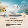 EaseMyTrip Coupon : Book an International Flight on EasMyTrip & win a universal adapter
