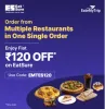 EaseMyTrip Eastsure Coupon : Flat ₹120 off on orders above ₹249 on EatSure