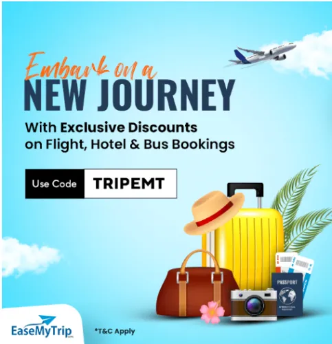 Image of EaseMyTrip Flight Coupon: Get ₹1000 Off on Travel Booking