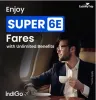 EaseMyTrip Indigo Airlines Offer : Super 6E Fares with unlimited Offers