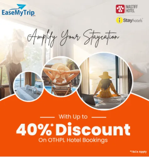 Image of EaseMyTrip OTHPL Save up to 40% discount on booking othpl Hotels with EaseMyTrip