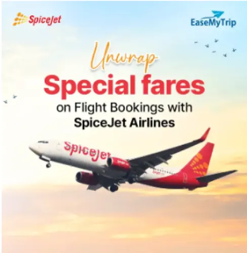 Image of EaseMyTrip SpiceJet Airlines Offer : booking Spicejejt flight tickets with Special Fare