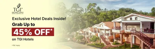 Image of EaseMyTrip TGI Hotel Offer : up to 45% off on TGI Hotel Booking with EaseMyTrip