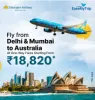 EaseMyTrip Vietnam Airlines Offer : fly from Delhi and Mumbai to Australia at ₹18820