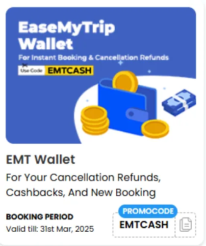 Image of EaseMyTrip Wallet : Use Coupon Code & ₹350 cashback in your EMT Wallet
