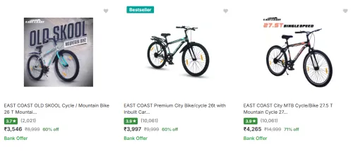 Image of EAST COAST OLD SKOOL Cycle Starting @₹3546