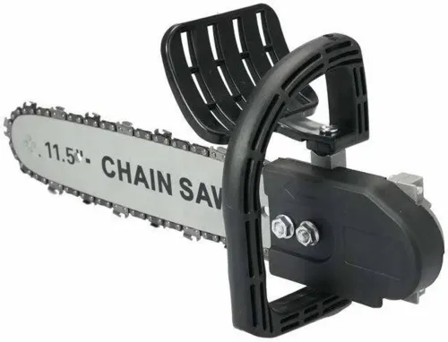 Image of Easy Bull 11.5 Inch Corded Chainsaw Attachment for Angle Grinder