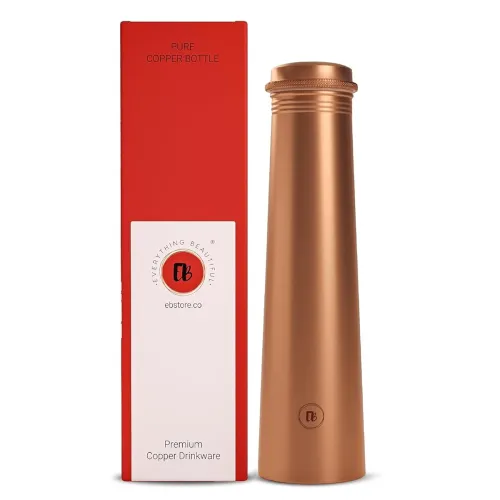 Image of EB-Everything Beautiful Slim Classic Pure Copper Water Bottle 750 Ml