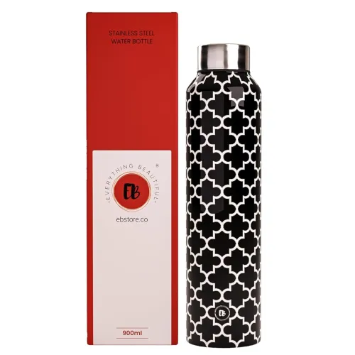 Image of EB-Everything Beautiful Stainless Steel Water Bottle 1ltr for Gym Travel