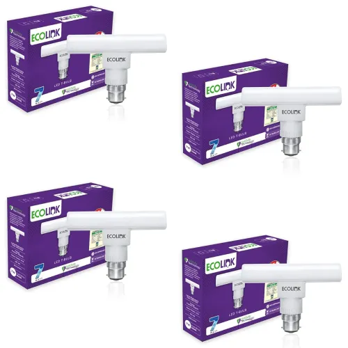 Image of EcoLink 7-Watt T-Bulb 4pcs