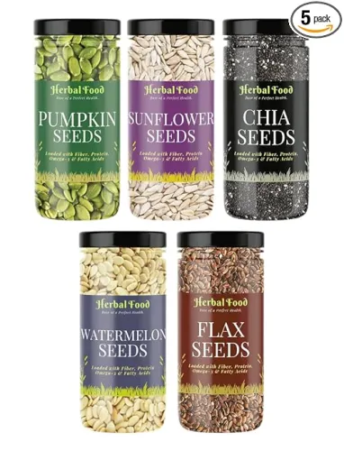 Image of Edible Seeds Combo 750g (Chia, Pumpkin, etc.)