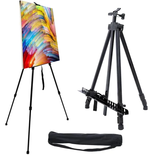 Image of Eduway 5FT Tripod Easel Stand – Adjustable, Holds 32
