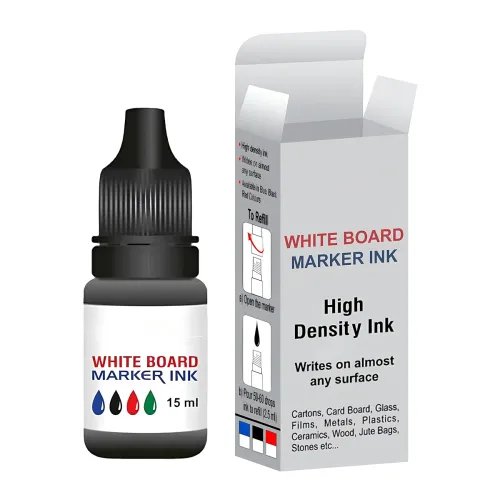 Image of Eduway White Board 15 ml Marker Ink Pack of 2 (Black)