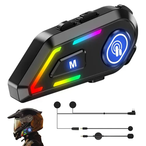 Image of EDYELL Motorcycle Helmet Bluetooth Headset