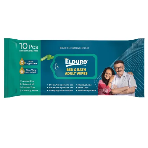 Image of ELDURO Wet Wipes for Adults 10 Count (Pack of 1)