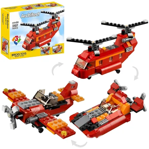 Image of Elecart 3-in-1 Architect Brick Toy Set