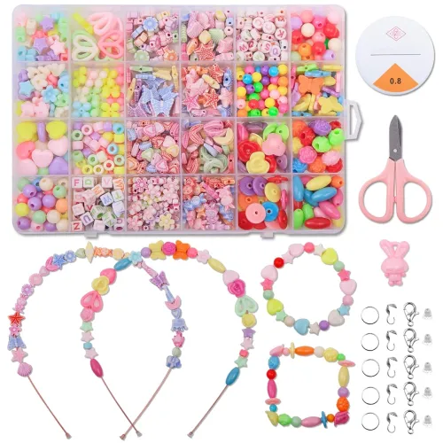 Image of Electomania 600pcs Bracelet Making Kit – Multi