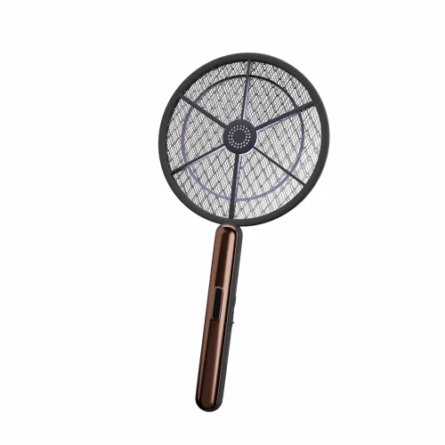Image of Electric Mosquito Killer Racket Rechargeable Mosquito Bat with UV Light for Home