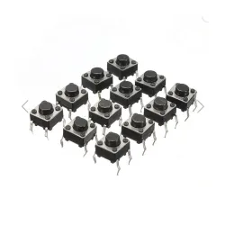 Electrobot 50Pcs 6x6x6mm Push Button Switch