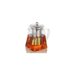 Elegant Borosilicate Teapot with Stainless Infuser