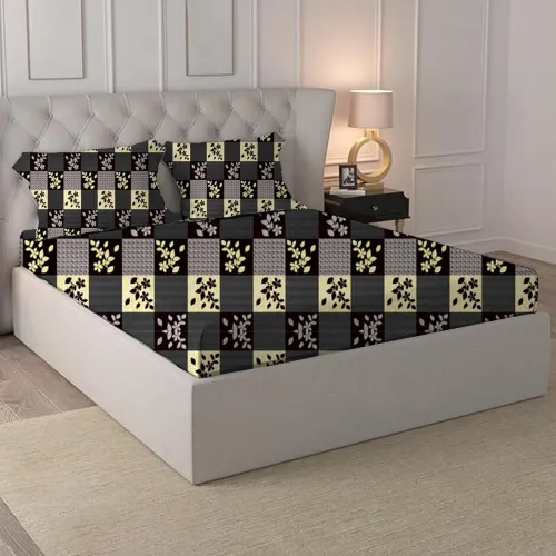 Image of ELEGANT WEAVERS Trio Double Bedsheet