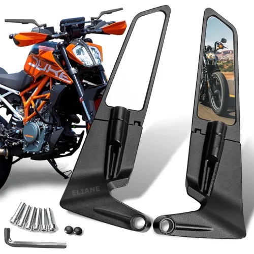 Image of Eliane Universal Motorcycle Bike Mirrors