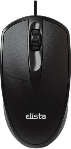 Image of Elista ELS-501 PRO Wired Ambidextrous Optical Mouse  (USB 2.0, Black)