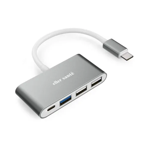 Image of eller santé® USB Type C Hub QUARDO 4IN1 multiport