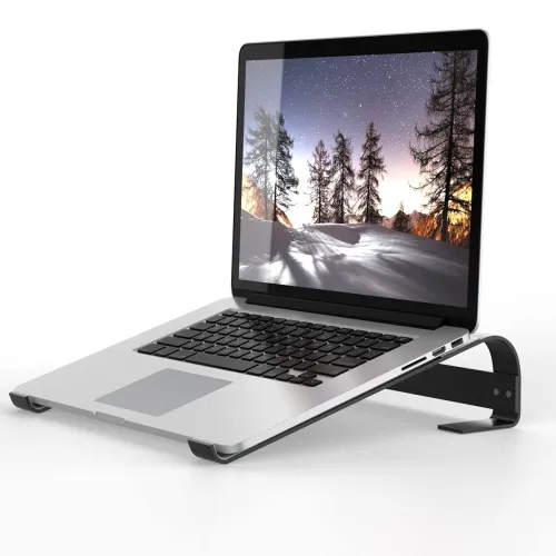 Image of ELV Ergonomic Aluminum Laptop Stand for 15.6” Black