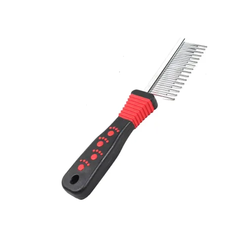 Image of Emily Pets Single Side Steel Needles Dog Comb Hairbrush