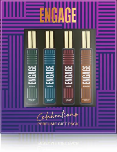 Image of Engage Celebrations Men Perfume Spray (25ml x 4)