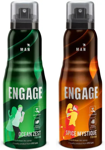 Image of Engage Deo Combo 1 Ocean Zest 150ml & 1 Spice Mystique 150ml Deodorant Spray