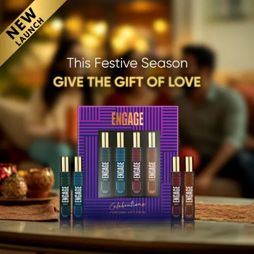 Image of Engage Gift Set Celebrations Perfume Spray 25ml*4