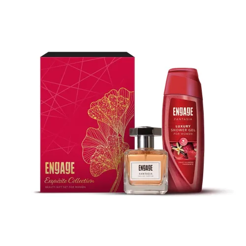 Image of Engage Gift Set - Exquisite Collection Luxury Beauty Beauty Gifts for Women, Eau De Parfum 100ml