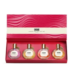 Engage Luxury Perfume Gift Set Pack for Women, Travel Sized, Assorted Pack, 100ml (25ml X 4)