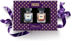 Engage Moments Luxury Festive Perfume Gift Box (50ml x 2), Ideal for Diwali Gifts Eau de Parfum - 100 ml (For Men)