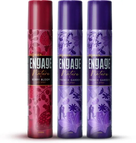 Image of Engage Nature Deo Pack of 3 (450ml)