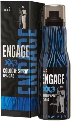 Engage XX3 Cologne Body, Skin Friendly Deodorant Spray - For Men (135 ml)