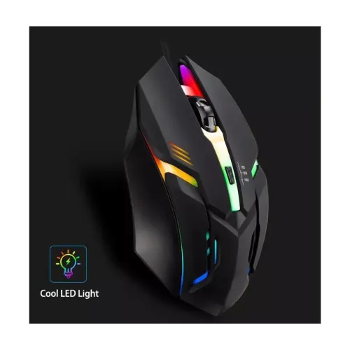 Image of ENTWINO Ranger Gaming Mouse, Braided Wire, DPI Button, Metal Bottom