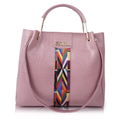 Image of Envias Leatherette Handbags For Women's Ladies Croco
