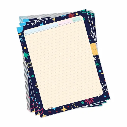 Image of ESCAPER Sky Theme Project A4 Sheets Papers Pack of 50