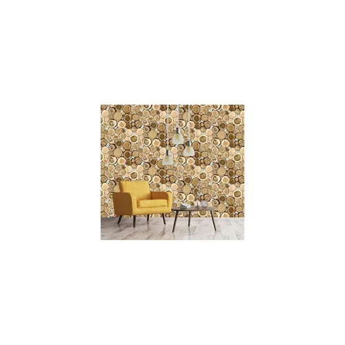 Image of EUROTEX Wooden Blocks Design Washable Paper Wallpaper 57 sq ft