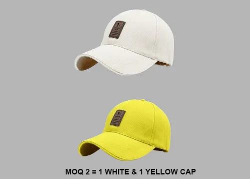 Image of Evanden Self Design Sports/Regular Cap Pack of 2