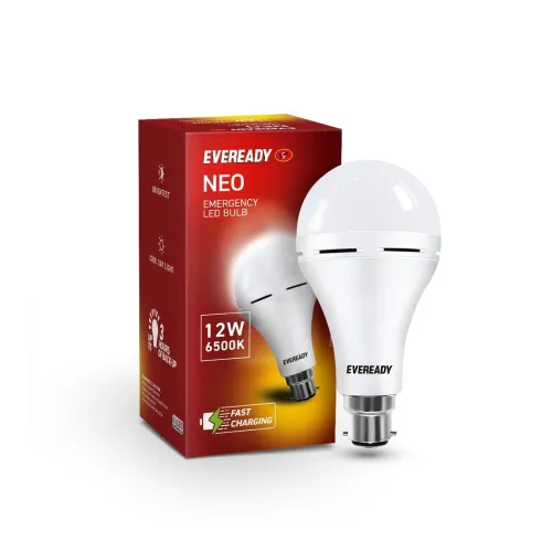 Image of Eveready 12W B22D Emergency Inverter Rechargeable LED Bulb