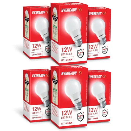 Image of Eveready 12W LED Light Bulb Pack of 6